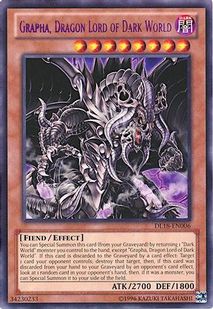 Grapha, Dragon Lord of Dark World (Purple) (DL18-EN006) - Duelist League Promo Unlimited - Premium Yugioh Single from Konami - Just $39.99! Shop now at Game Crave Tournament Store