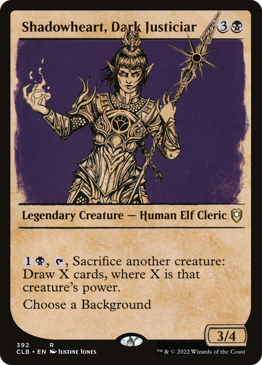 Shadowheart, Dark Justiciar (CLB-392) - Commander Legends: Battle for Baldur's Gate: (Showcase) - Premium MTG Single from Wizards of the Coast - Just $0.08! Shop now at Game Crave Tournament Store