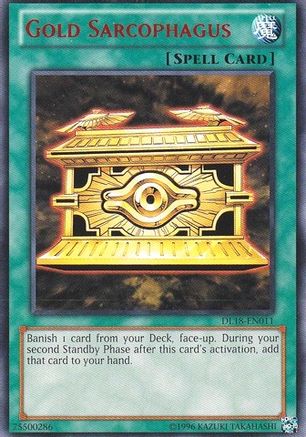 Gold Sarcophagus (Red) (DL18-EN011) - Duelist League Promo Unlimited - Premium Yugioh Single from Konami - Just $9.20! Shop now at Game Crave Tournament Store