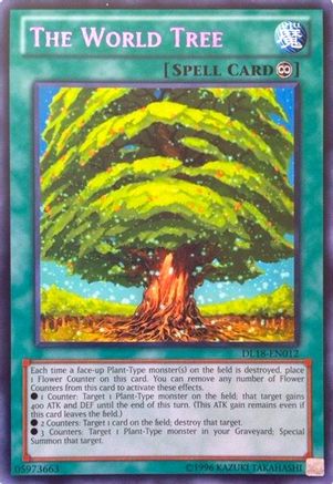 The World Tree (Purple) (DL18-EN012) - Duelist League Promo Unlimited - Premium Yugioh Single from Konami - Just $4.72! Shop now at Game Crave Tournament Store