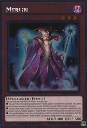Merlin (NKRT-EN001) - Noble Knights of the Round Table Box Set Limited - Premium Yugioh Single from Konami - Just $0.58! Shop now at Game Crave Tournament Store