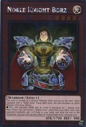 Noble Knight Borz (NKRT-EN009) - Noble Knights of the Round Table Box Set Limited - Premium Yugioh Single from Konami - Just $0.25! Shop now at Game Crave Tournament Store