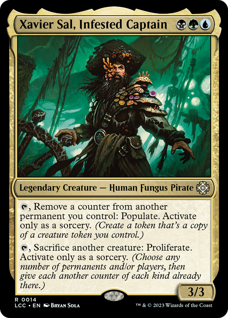 Xavier Sal, Infested Captain (LCC-014) - The Lost Caverns of Ixalan Commander - Premium MTG Single from Wizards of the Coast - Just $0.17! Shop now at Game Crave Tournament Store