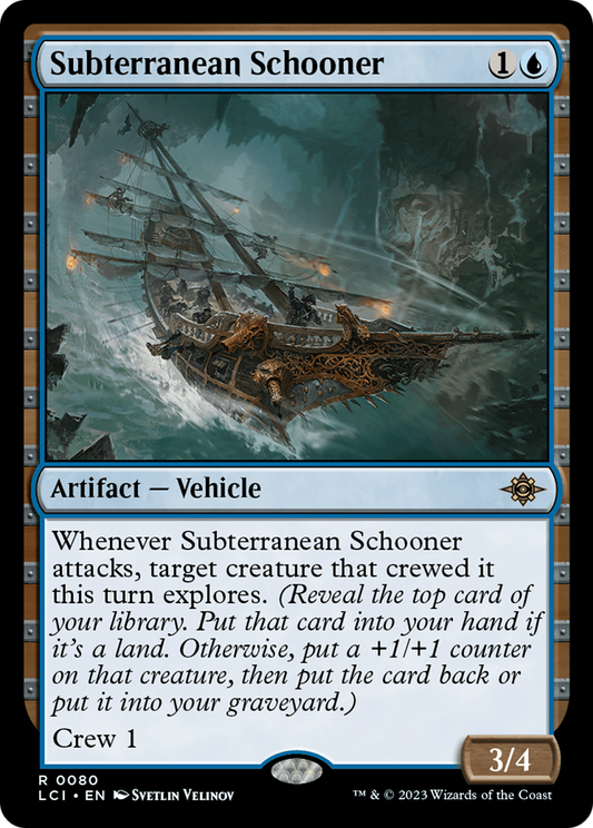 Subterranean Schooner (LCI-080) - The Lost Caverns of Ixalan Foil - Premium MTG Single from Wizards of the Coast - Just $0.09! Shop now at Game Crave Tournament Store