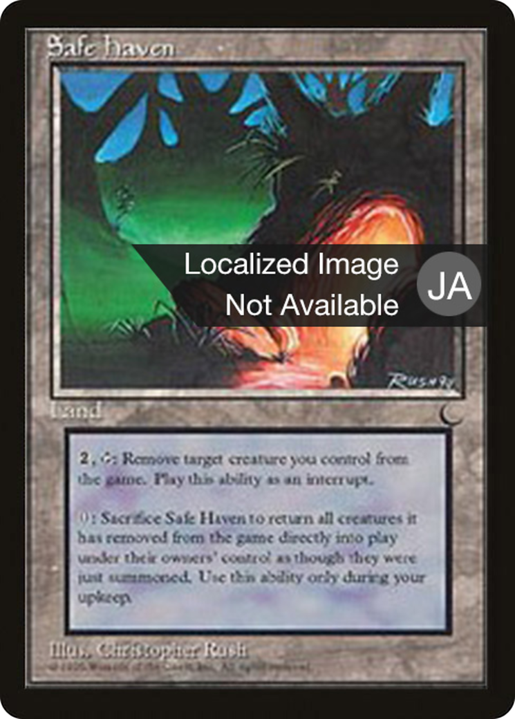 Safe Haven (BCHR-113) - Chronicles Foreign Black Border - Premium MTG Single from Wizards of the Coast - Just $0! Shop now at Game Crave Tournament Store