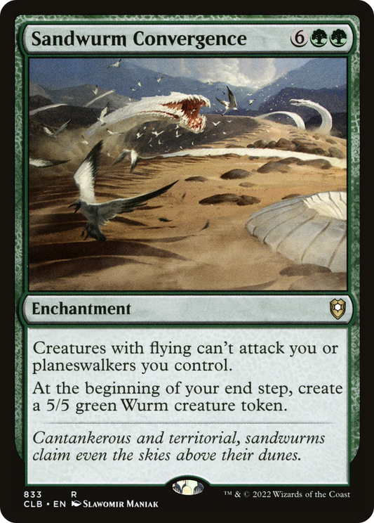 Sandwurm Convergence (CLB-833) - Commander Legends: Battle for Baldur's Gate - Premium MTG Single from Wizards of the Coast - Just $0.08! Shop now at Game Crave Tournament Store