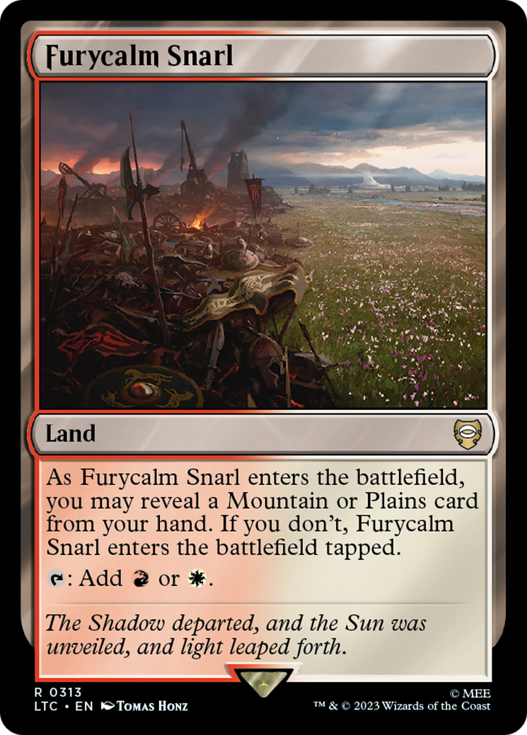 Furycalm Snarl (LTC-313) - Tales of Middle-earth Commander - Premium MTG Single from Wizards of the Coast - Just $0.08! Shop now at Game Crave Tournament Store