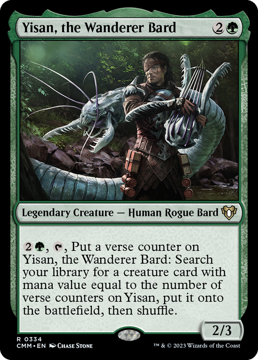 Yisan, the Wanderer Bard (CMM-334) - Commander Masters - Premium MTG Single from Wizards of the Coast - Just $0.08! Shop now at Game Crave Tournament Store