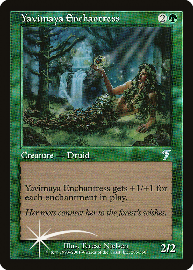 Yavimaya Enchantress (7ED-285★) - Seventh Edition Foil - Premium MTG Single from Wizards of the Coast - Just $3.61! Shop now at Game Crave Tournament Store