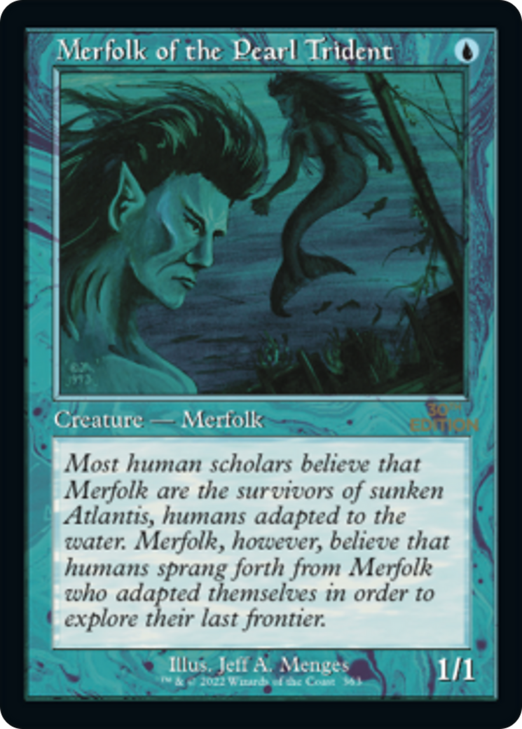 Merfolk of the Pearl Trident (30A-363) - 30th Anniversary Edition - Premium MTG Single from Wizards of the Coast - Just $24.12! Shop now at Game Crave Tournament Store