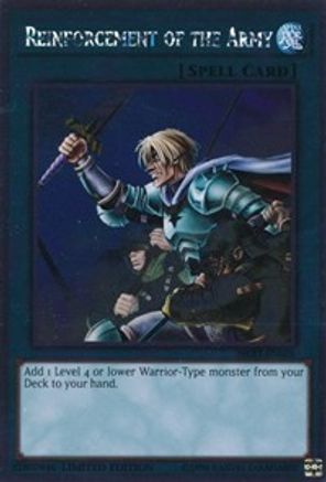 Reinforcement of the Army (NKRT-EN026) - Noble Knights of the Round Table Box Set Limited - Premium Yugioh Single from Konami - Just $1.58! Shop now at Game Crave Tournament Store