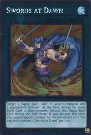 Swords at Dawn (NKRT-EN030) - Noble Knights of the Round Table Box Set Limited - Premium Yugioh Single from Konami - Just $0.25! Shop now at Game Crave Tournament Store