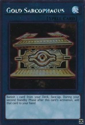 Gold Sarcophagus (NKRT-EN041) - Noble Knights of the Round Table Box Set Limited - Premium Yugioh Single from Konami - Just $1.70! Shop now at Game Crave Tournament Store