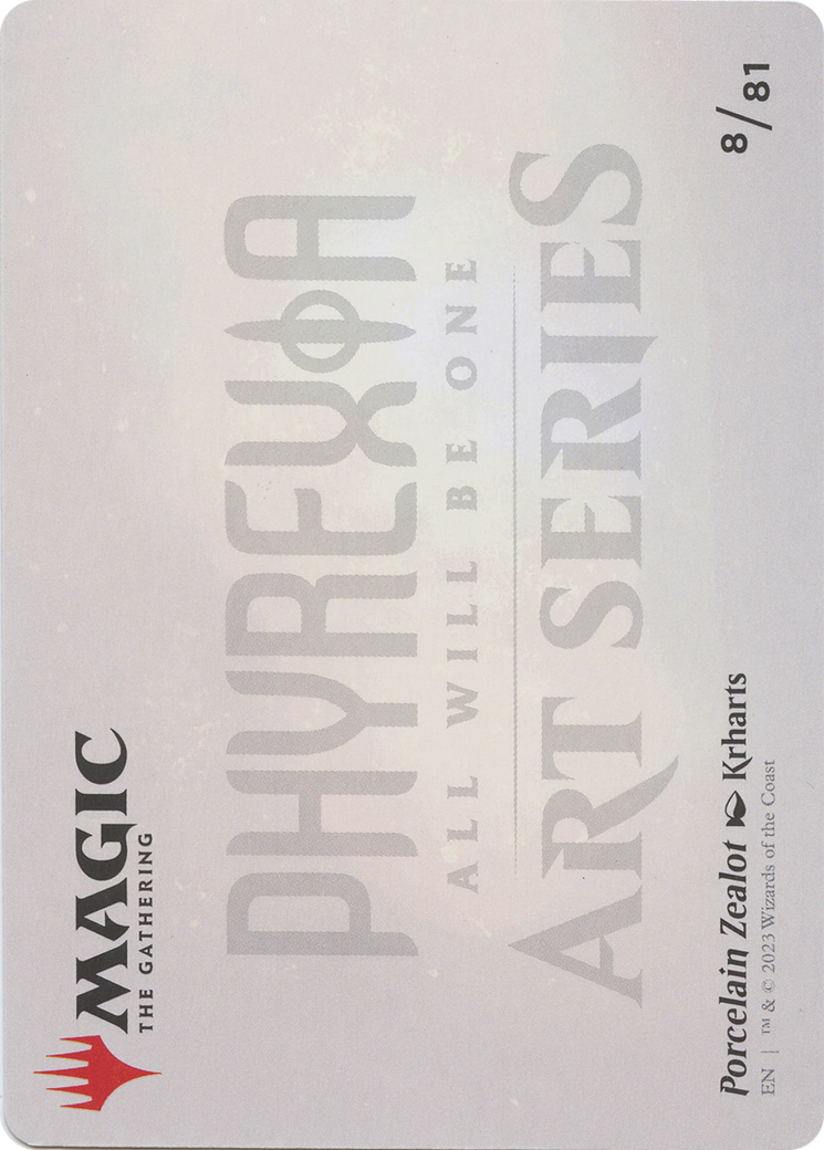 Porcelain Zealot // Porcelain Zealot (AONE-008) - Phyrexia: All Will Be One Art Series (Borderless) Foil - Premium MTG Single from Wizards of the Coast - Just $0! Shop now at Game Crave Tournament Store