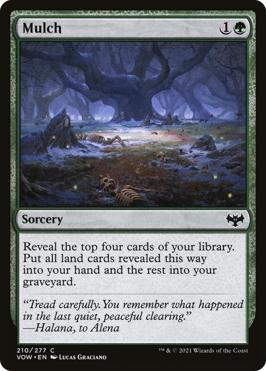 Mulch (VOW-210) - Innistrad: Crimson Vow - Premium MTG Single from Wizards of the Coast - Just $0.08! Shop now at Game Crave Tournament Store
