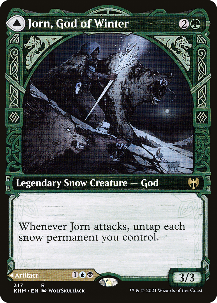 Jorn, God of Winter // Kaldring, the Rimestaff (KHM-317) - Kaldheim: (Showcase) - Premium MTG Single from Wizards of the Coast - Just $0.25! Shop now at Game Crave Tournament Store