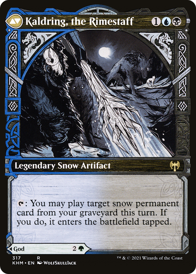 Jorn, God of Winter // Kaldring, the Rimestaff (KHM-317) - Kaldheim: (Showcase) - Premium MTG Single from Wizards of the Coast - Just $0.25! Shop now at Game Crave Tournament Store