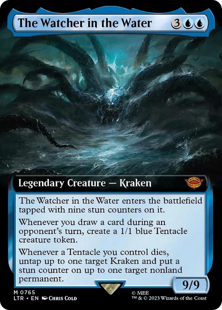 The Watcher in the Water (LTR-765) - The Lord of the Rings: Tales of Middle-earth: (Extended Art) Foil - Premium MTG Single from Wizards of the Coast - Just $0.97! Shop now at Game Crave Tournament Store