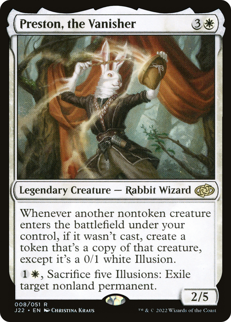 Preston, the Vanisher (J22-008) - Jumpstart 2022 - Premium MTG Single from Wizards of the Coast - Just $3.96! Shop now at Game Crave Tournament Store
