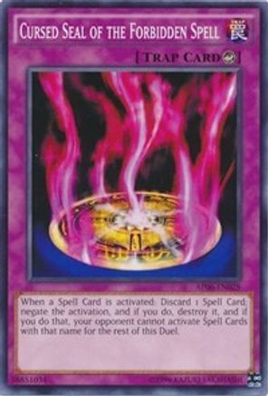 Cursed Seal of the Forbidden Spell (AP06-EN028) - Astral Pack 6 Unlimited - Premium Yugioh Single from Konami - Just $0.25! Shop now at Game Crave Tournament Store