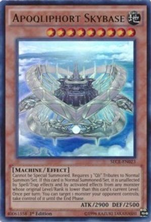 Apoqliphort Skybase (SECE-EN023) - Secrets of Eternity Unlimited - Premium Yugioh Single from Konami - Just $0.25! Shop now at Game Crave Tournament Store