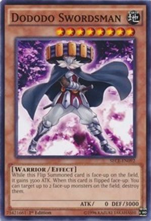 Dododo Swordsman (SECE-EN092) - Secrets of Eternity 1st Edition - Premium Yugioh Single from Konami - Just $0.25! Shop now at Game Crave Tournament Store