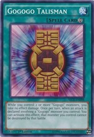 Gogogo Talisman (SECE-EN098) - Secrets of Eternity Unlimited - Premium Yugioh Single from Konami - Just $0.25! Shop now at Game Crave Tournament Store