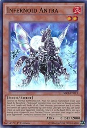 Infernoid Antra (SECE-EN013) - Secrets of Eternity 1st Edition - Premium Yugioh Single from Konami - Just $1.78! Shop now at Game Crave Tournament Store