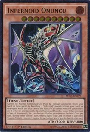 Infernoid Onuncu (UTR) (SECE-EN019) - Secrets of Eternity 1st Edition - Premium Yugioh Single from Konami - Just $5.99! Shop now at Game Crave Tournament Store