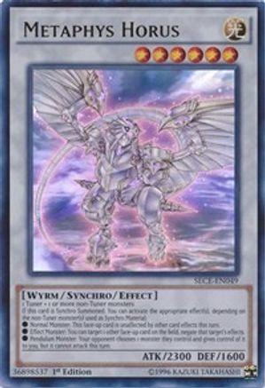 Metaphys Horus (SECE-EN049) - Secrets of Eternity Unlimited - Premium Yugioh Single from Konami - Just $0.32! Shop now at Game Crave Tournament Store