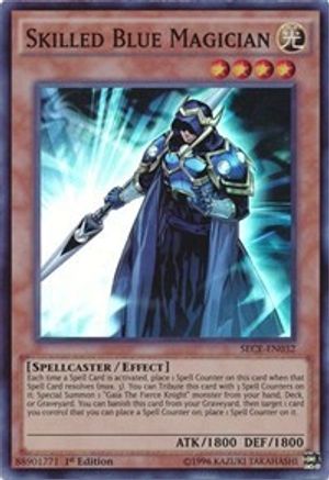 Skilled Blue Magician (SECE-EN032) - Secrets of Eternity 1st Edition - Premium Yugioh Single from Konami - Just $0.52! Shop now at Game Crave Tournament Store
