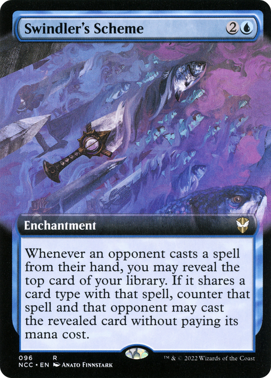 Swindler's Scheme (NCC-096) - New Capenna Commander: (Extended Art) - Premium MTG Single from Wizards of the Coast - Just $0.08! Shop now at Game Crave Tournament Store