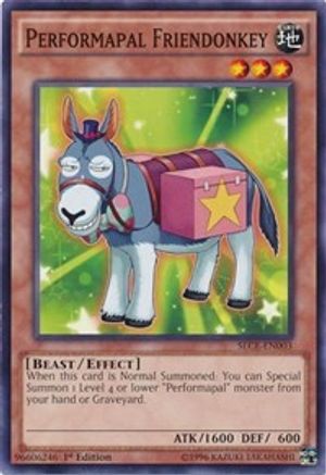 Performapal Friendonkey (SECE-EN003) - Secrets of Eternity Unlimited - Premium Yugioh Single from Konami - Just $0.25! Shop now at Game Crave Tournament Store
