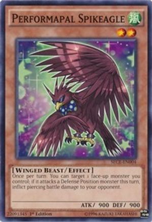 Performapal Spikeagle (SECE-EN004) - Secrets of Eternity 1st Edition - Premium Yugioh Single from Konami - Just $0.25! Shop now at Game Crave Tournament Store