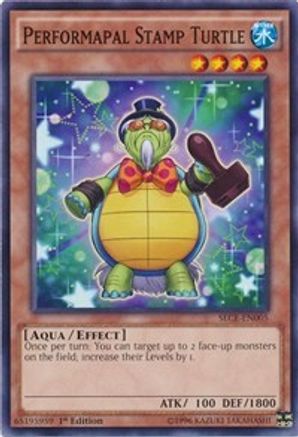 Performapal Stamp Turtle (SECE-EN005) - Secrets of Eternity 1st Edition - Premium Yugioh Single from Konami - Just $0.25! Shop now at Game Crave Tournament Store