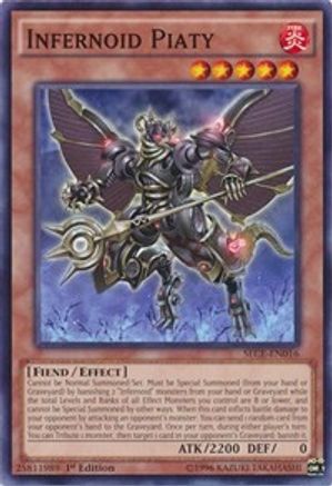 Infernoid Piaty (SECE-EN016) - Secrets of Eternity 1st Edition - Premium Yugioh Single from Konami - Just $0.25! Shop now at Game Crave Tournament Store