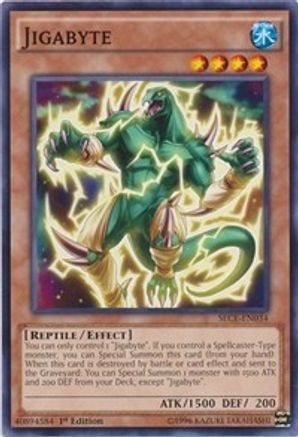 Jigabyte (SECE-EN034) - Secrets of Eternity Unlimited - Premium Yugioh Single from Konami - Just $0.25! Shop now at Game Crave Tournament Store