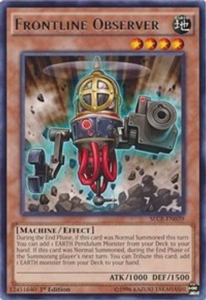 Frontline Observer (SECE-EN039) - Secrets of Eternity Unlimited - Premium Yugioh Single from Konami - Just $0.08! Shop now at Game Crave Tournament Store