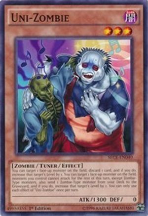 Uni-Zombie (SECE-EN040) - Secrets of Eternity 1st Edition - Premium Yugioh Single from Konami - Just $0.38! Shop now at Game Crave Tournament Store