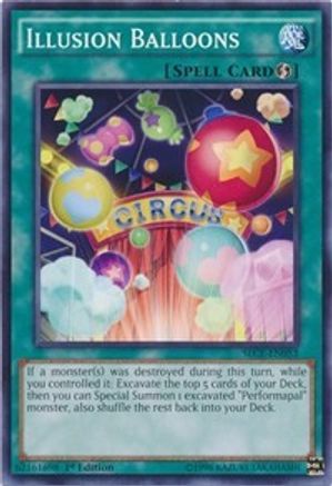 Illusion Balloons (SECE-EN053) - Secrets of Eternity 1st Edition - Premium Yugioh Single from Konami - Just $0.25! Shop now at Game Crave Tournament Store