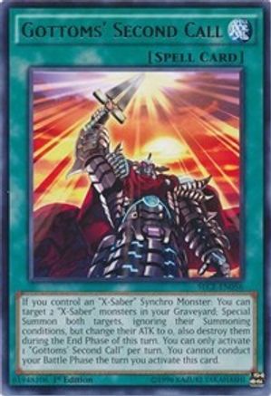 Gottoms' Second Call (SECE-EN056) - Secrets of Eternity 1st Edition - Premium Yugioh Single from Konami - Just $0.27! Shop now at Game Crave Tournament Store