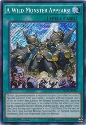 A Wild Monster Appears! (SECE-EN064) - Secrets of Eternity 1st Edition - Premium Yugioh Single from Konami - Just $0.45! Shop now at Game Crave Tournament Store