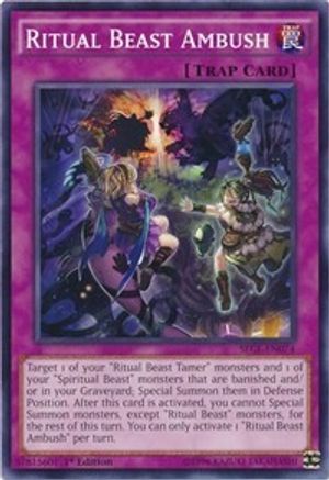 Ritual Beast Ambush (SECE-EN074) - Secrets of Eternity Unlimited - Premium Yugioh Single from Konami - Just $0.25! Shop now at Game Crave Tournament Store