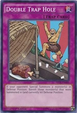 Double Trap Hole (SECE-EN080) - Secrets of Eternity Unlimited - Premium Yugioh Single from Konami - Just $0.25! Shop now at Game Crave Tournament Store