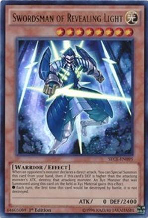 Swordsman of Revealing Light (SECE-EN095) - Secrets of Eternity Unlimited - Premium Yugioh Single from Konami - Just $0.78! Shop now at Game Crave Tournament Store