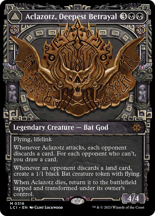 Aclazotz, Deepest Betrayal // Temple of the Dead (LCI-316) - The Lost Caverns of Ixalan: (Showcase) Foil - Premium MTG Single from Wizards of the Coast - Just $1.43! Shop now at Game Crave Tournament Store