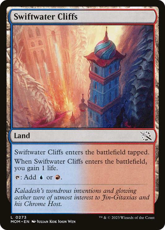 Swiftwater Cliffs (MOM-273) - March of the Machine - Premium MTG Single from Wizards of the Coast - Just $0.08! Shop now at Game Crave Tournament Store