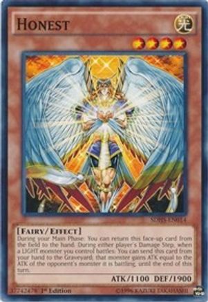 Honest (SDHS-EN014) - Structure Deck: HERO Strike 1st Edition - Premium Yugioh Single from Konami - Just $0.25! Shop now at Game Crave Tournament Store
