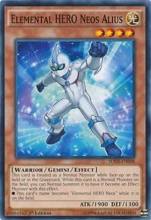 Elemental HERO Neos Alius (SDHS-EN008) - Structure Deck: HERO Strike Unlimited - Premium Yugioh Single from Konami - Just $0.25! Shop now at Game Crave Tournament Store