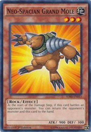 Neo-Spacian Grand Mole (SDHS-EN013) - Structure Deck: HERO Strike Unlimited - Premium Yugioh Single from Konami - Just $0.33! Shop now at Game Crave Tournament Store